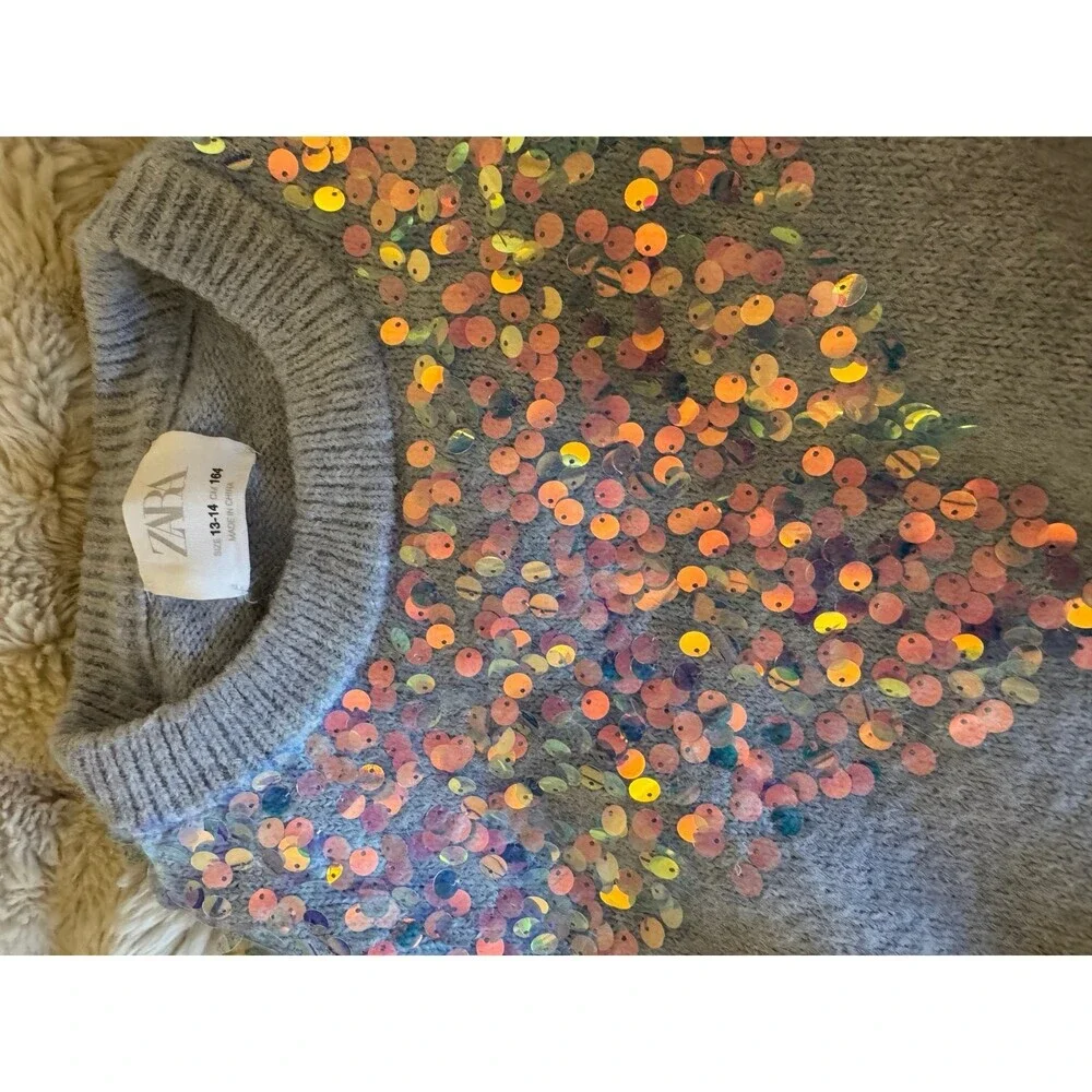 Zara purple sweater